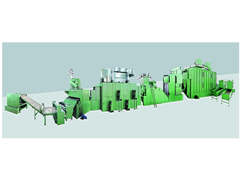Waste spun felt non-woven cloth production line